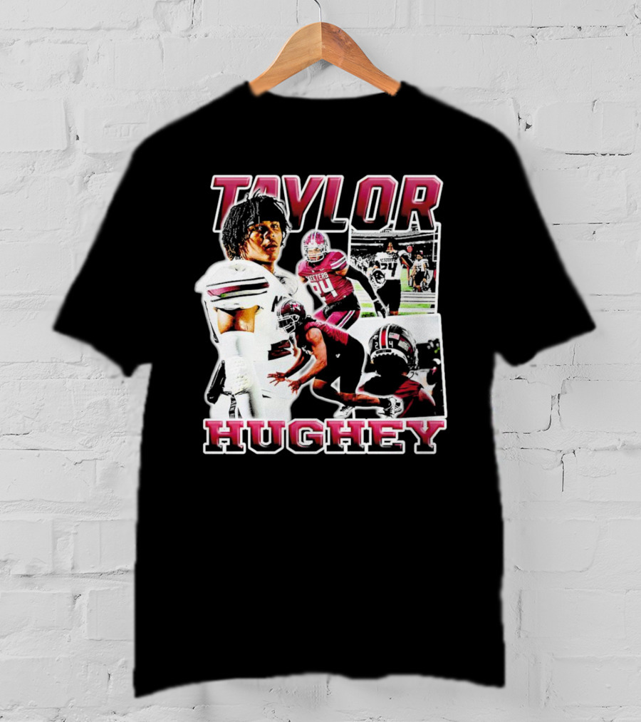 Taylor Hughey Mesquite High School Boys Varsity Football Action Collage T-Shirt