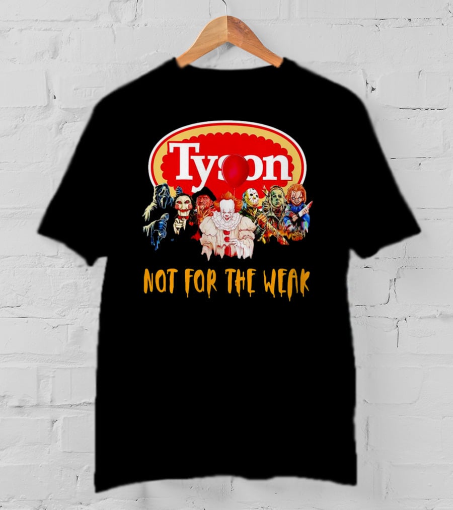 Tyson Horror Movie Characters Not For The Weak Floating Red Balloon Masks T-Shirt