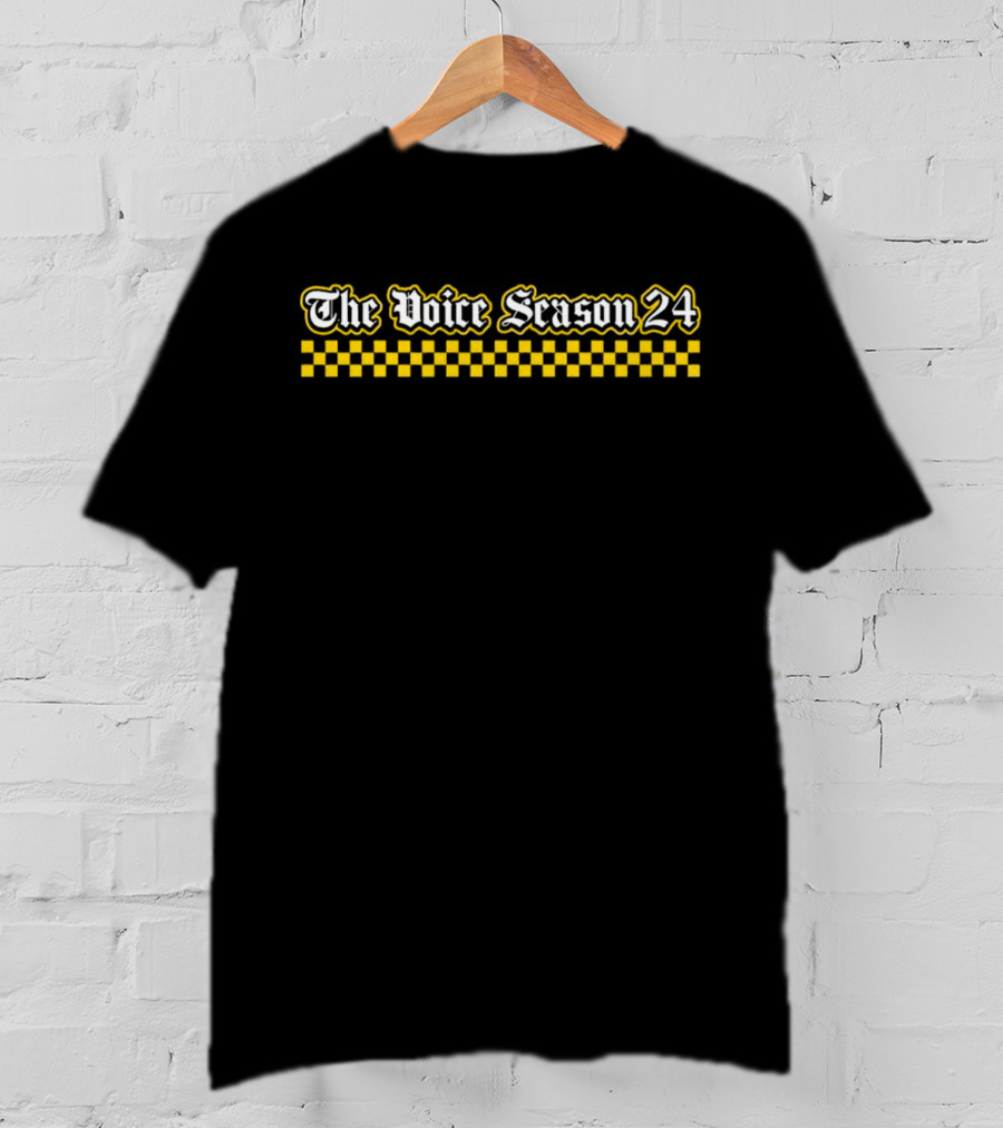 The Voice Season 24 Checkered T-Shirt