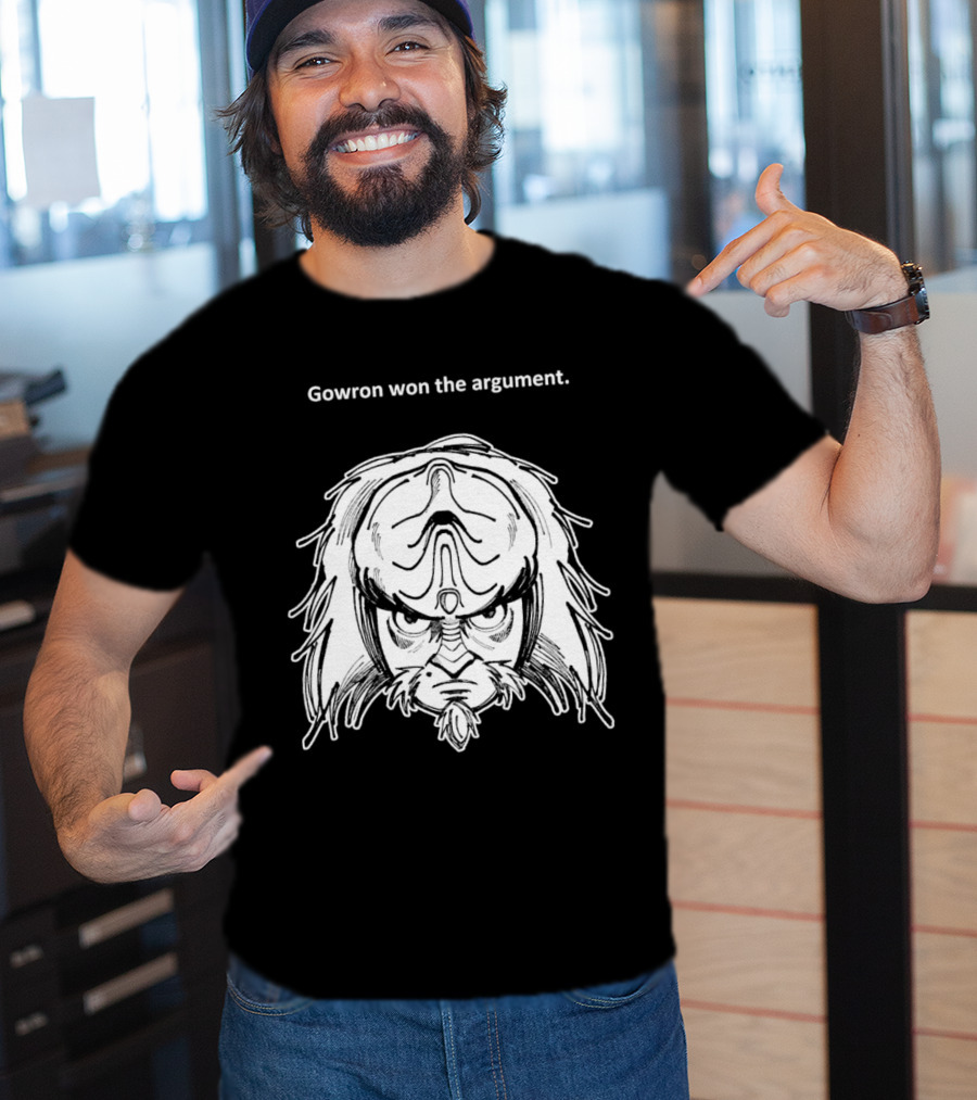 Gowron Won The Argument Star Trek Klingon Warrior T-Shirt