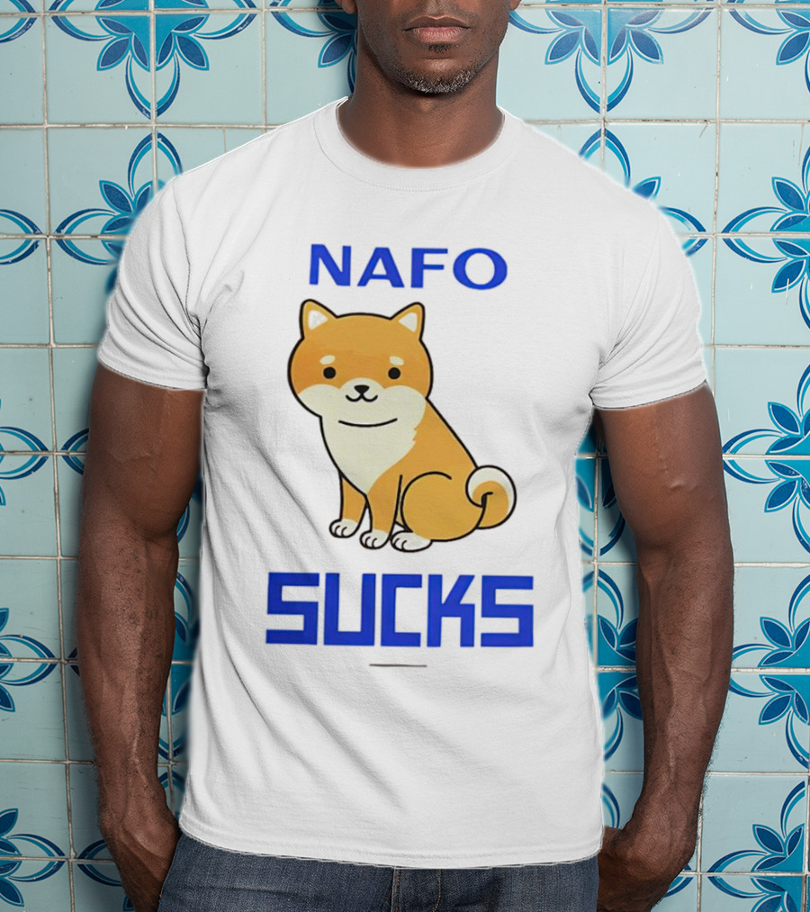 NAFO Furry Dog Meme Critique T-Shirt