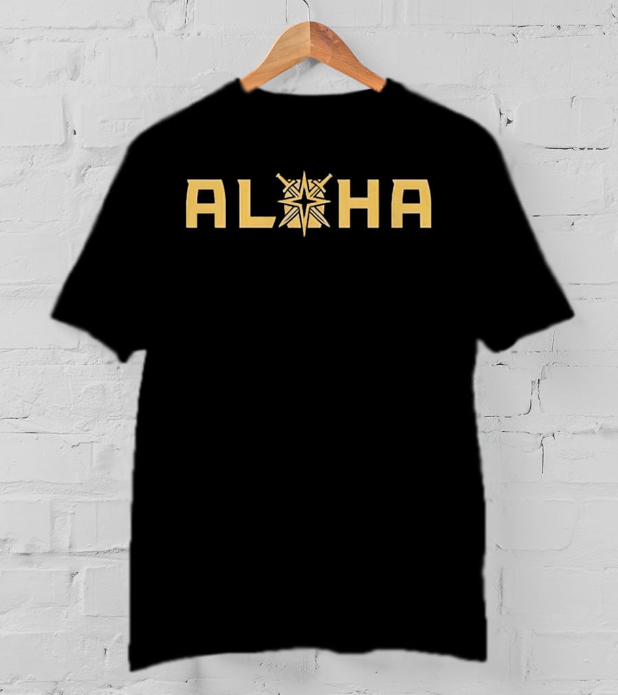 Vegas Golden Knights Aloha Hockey Knights T-Shirt