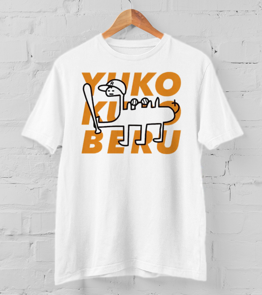 Yuko Kuro Beru Baseball Creature T-Shirt