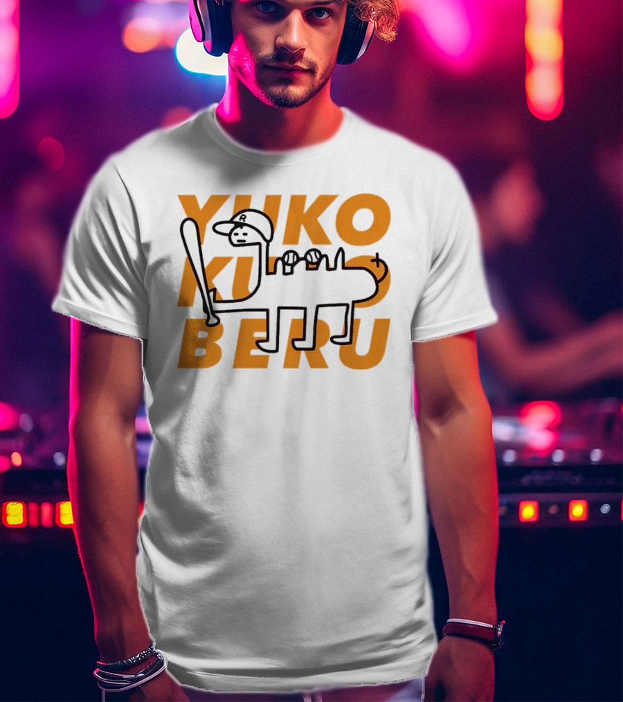 Yuko Kuro Beru Baseball Creature T-Shirt