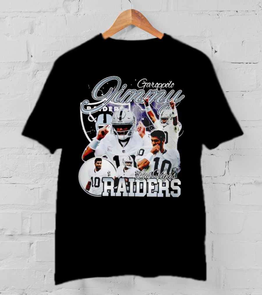 Jimmy Garoppolo Raiders Las Vegas Vintage Football Quarterback T-Shirt