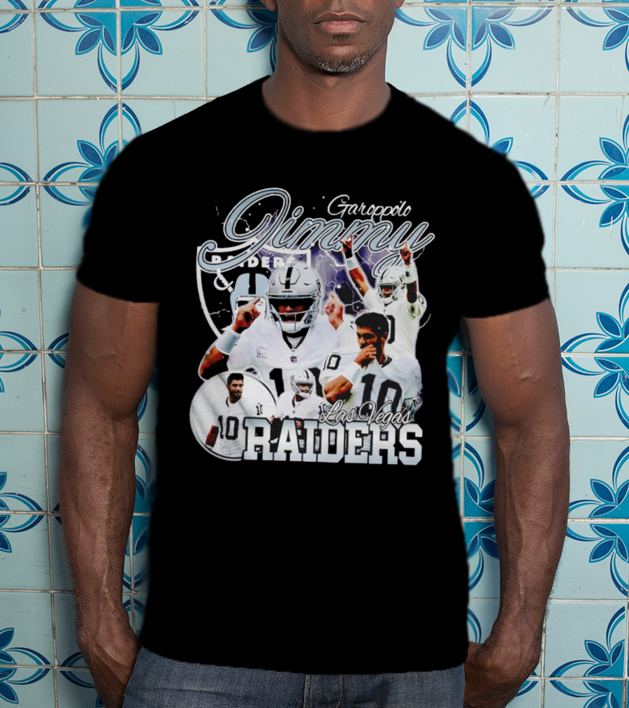 Jimmy Garoppolo Raiders Las Vegas Vintage Football Quarterback T-Shirt