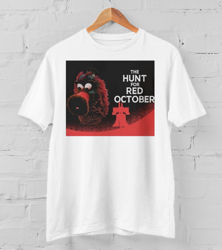 Philadelphia Phillies The Hunt For Red October Phillie Phanatic Fusion T-Shirt