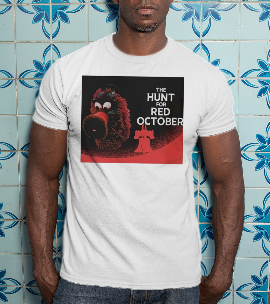 Philadelphia Phillies The Hunt For Red October Phillie Phanatic Fusion T-Shirt