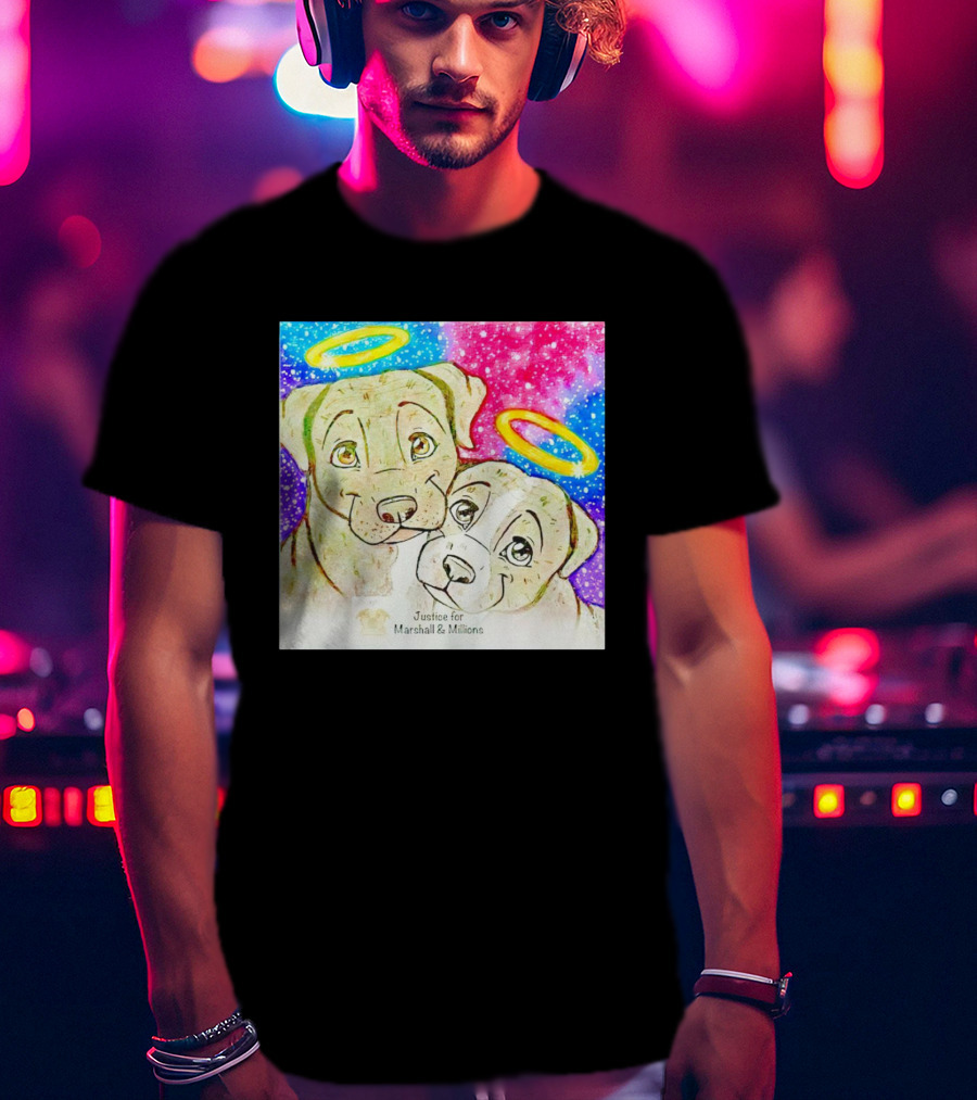 Justice For Marshall And Millions Halo Dogs T-Shirt