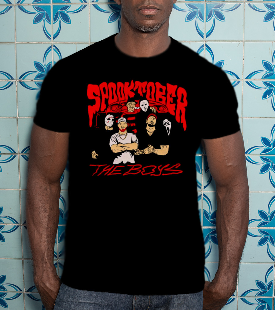 Spooktober The Boys Horror Characters Halloween T-Shirt