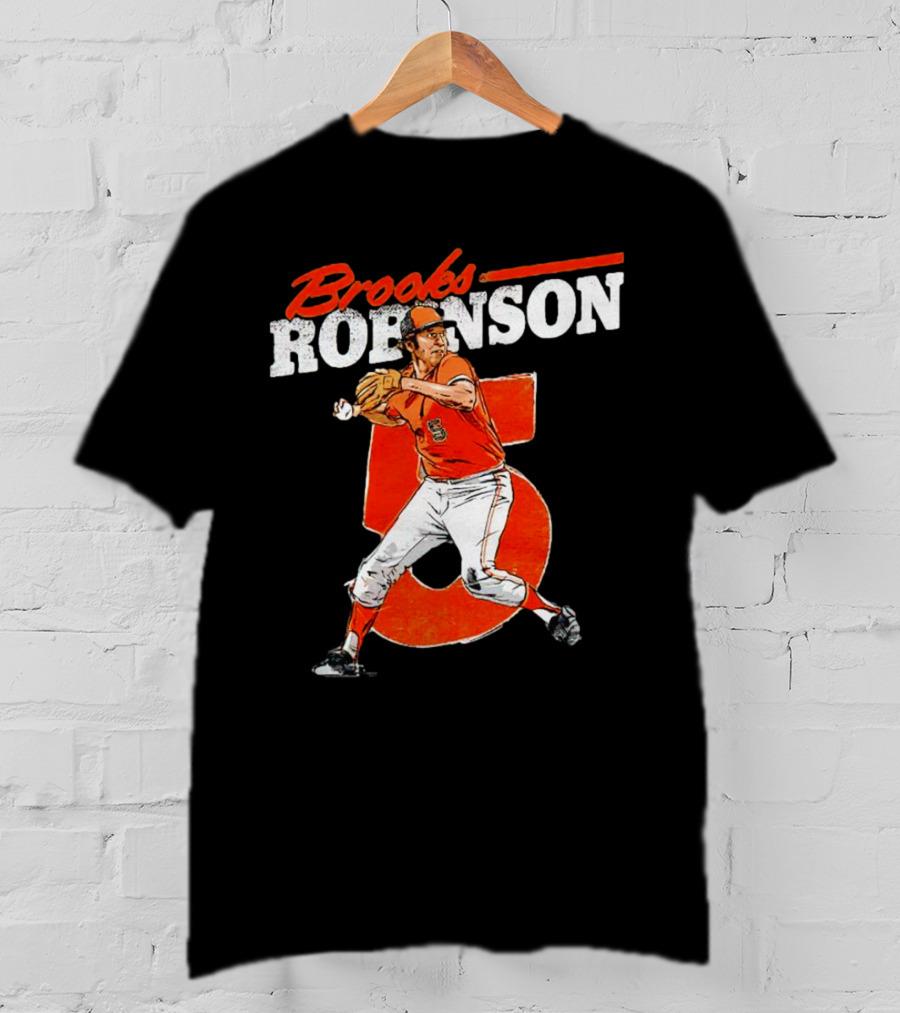 Brooks Robinson 5 Baltimore Orioles Baseball Legend T-Shirt