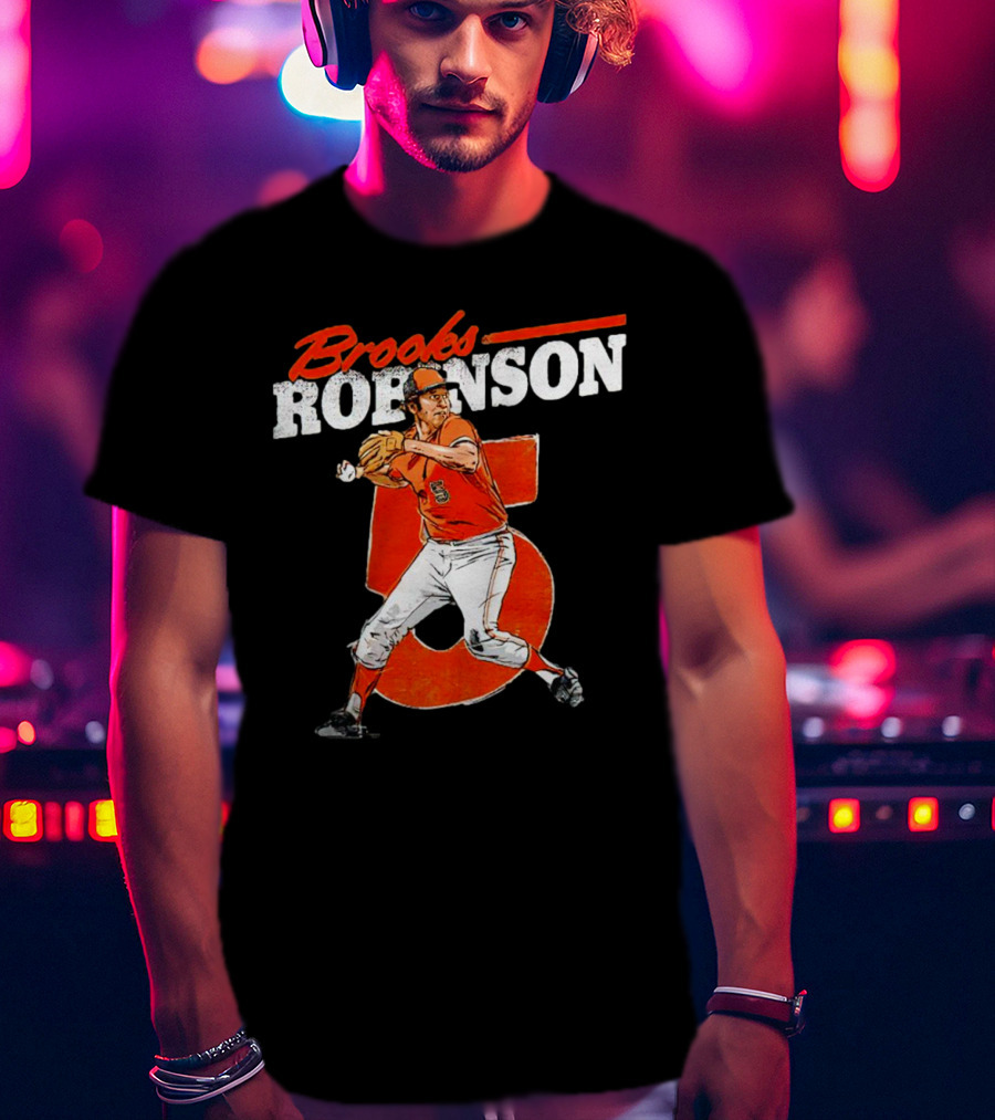 Brooks Robinson 5 Baltimore Orioles Baseball Legend T-Shirt