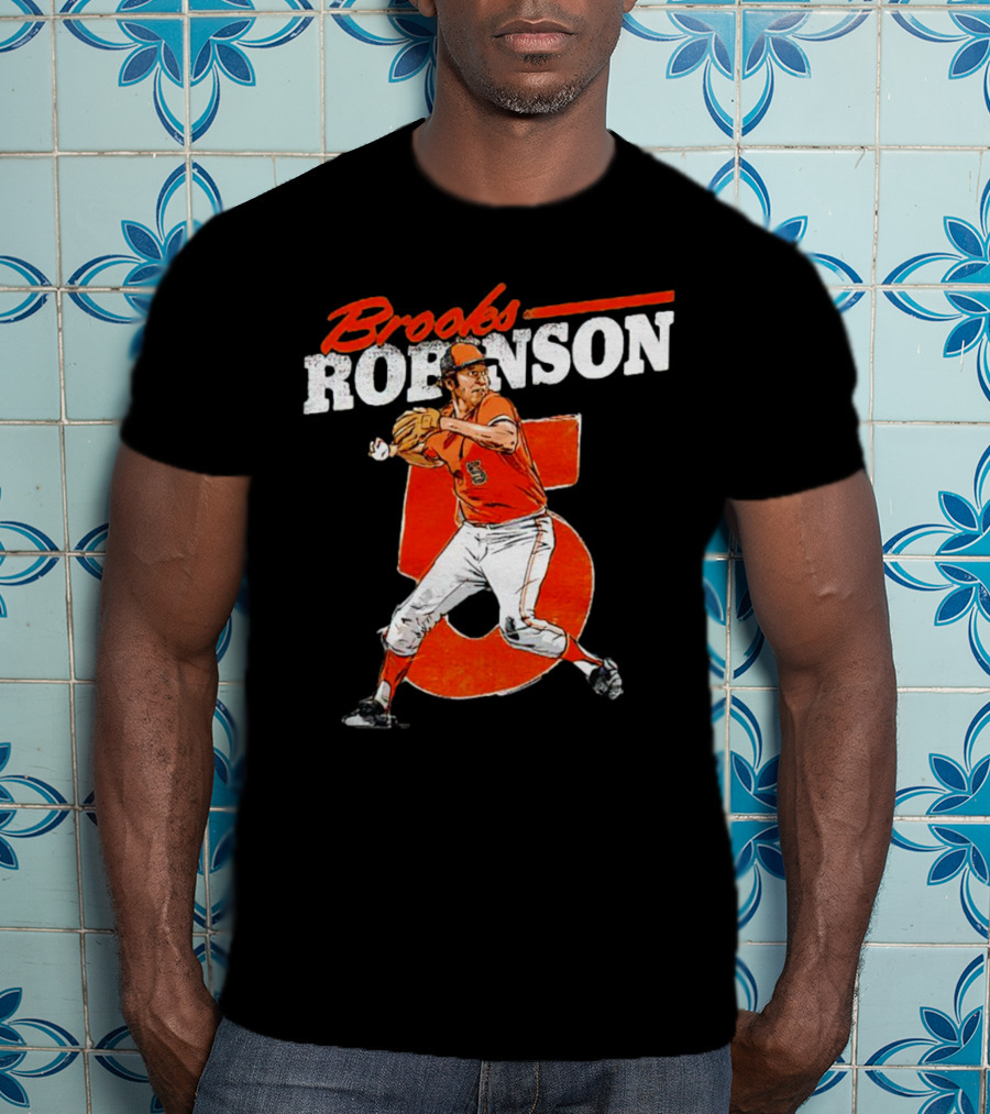 Brooks Robinson 5 Baltimore Orioles Baseball Legend T-Shirt