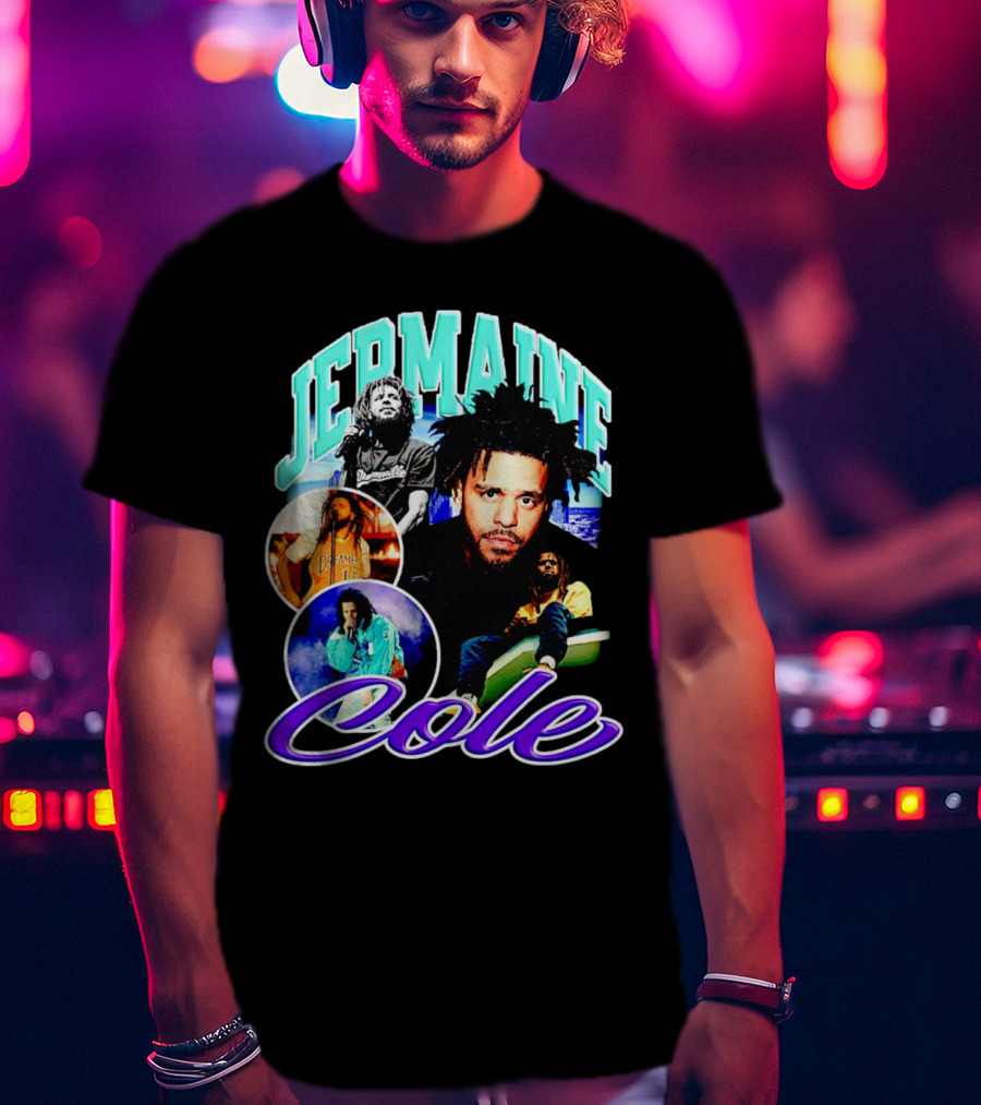 Jermaine Cole Vintage Collage T-Shirt