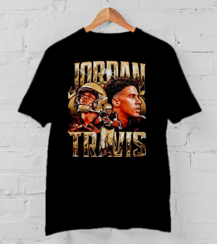 Jordan Travis Vintage College Football Player T-Shirt
