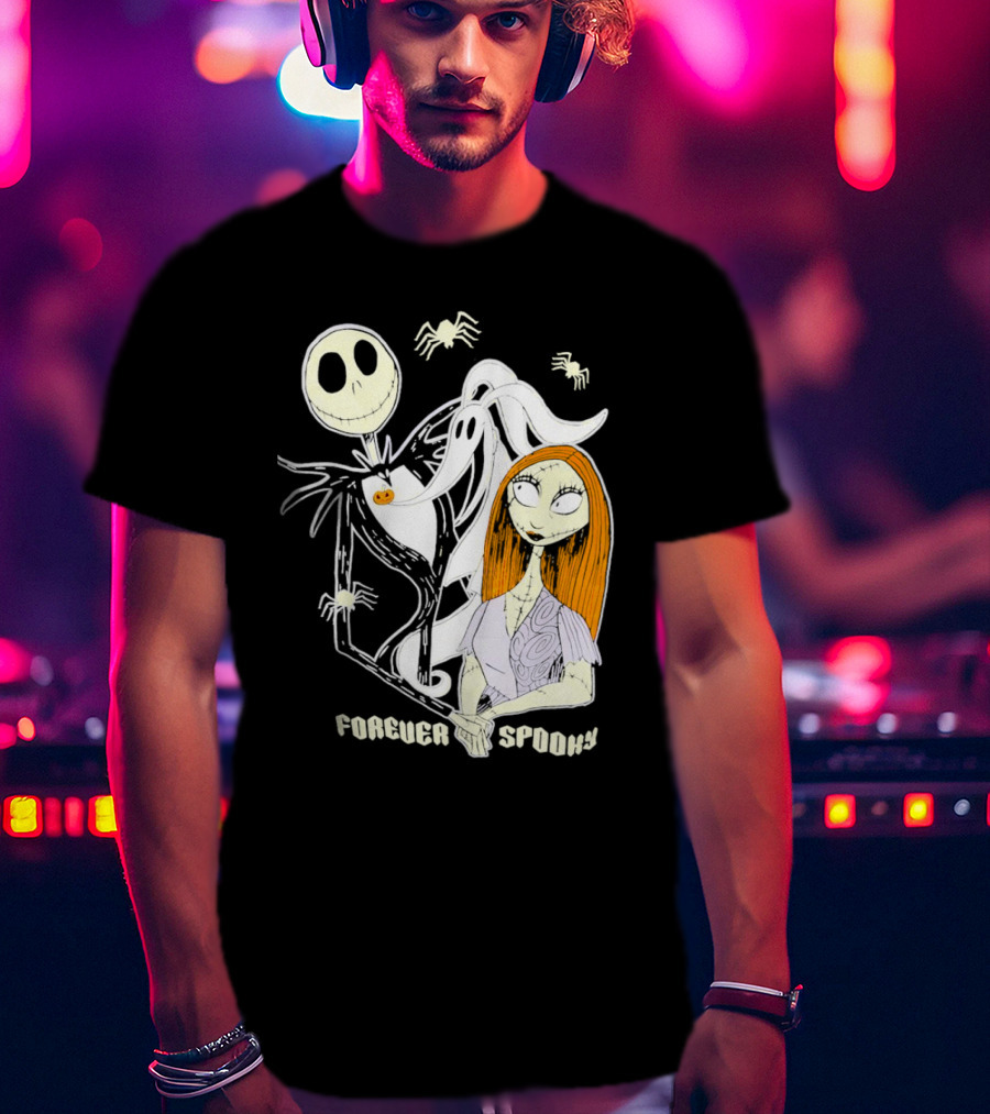 Jack Skellington Sally Zero Forever Spooky Halloween T-Shirt