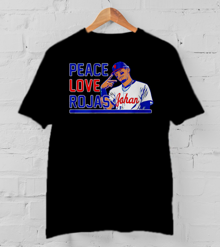Peace Love Rojas Johan Philadelphia Phillies T-Shirt