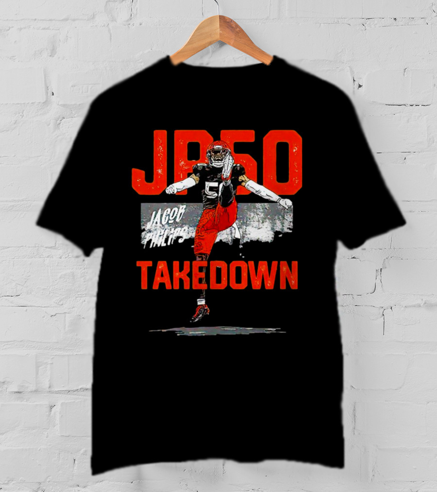 Jacob Phillips JP50 Cleveland Browns Takedown T-Shirt