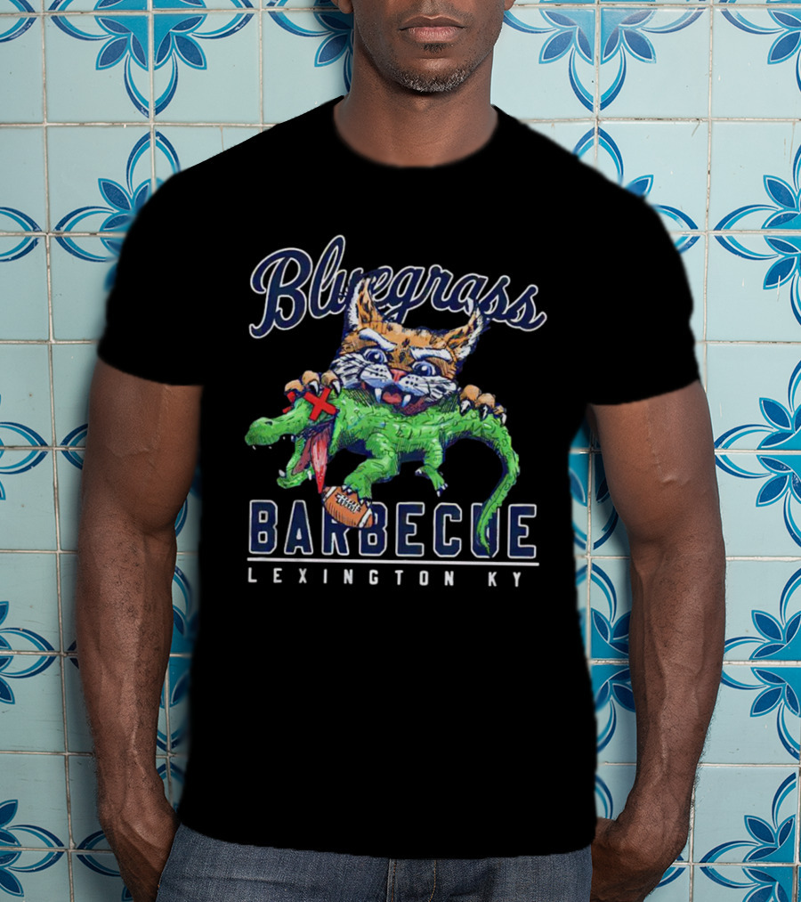 Kentucky Wildcats Bluegrass Barbecue Lexington KY Football Gator Rivalry T-Shirt