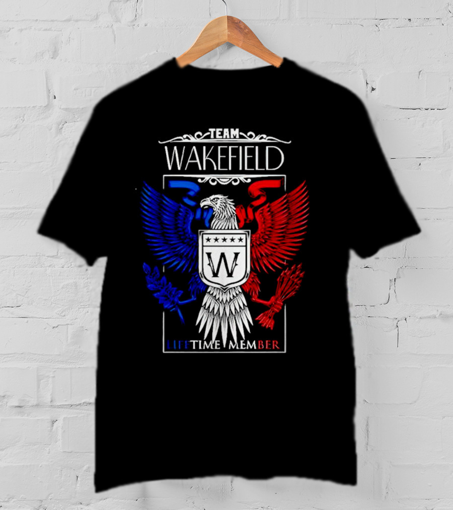 Team Wakefield Lifetime Member Eagle Crest T-Shirt