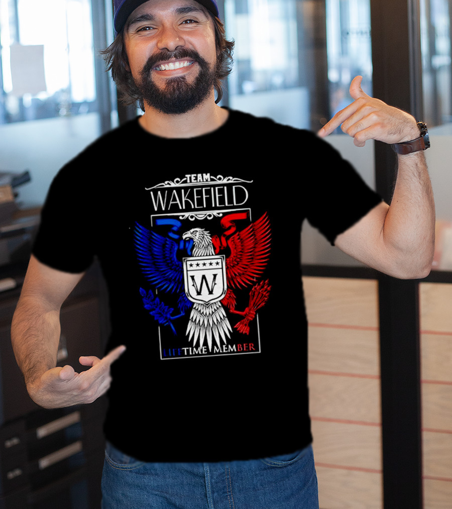 Team Wakefield Lifetime Member Eagle Crest T-Shirt