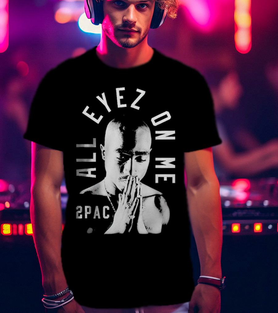All Eyez On Me 2Pac Iconic Album Cover T-Shirt
