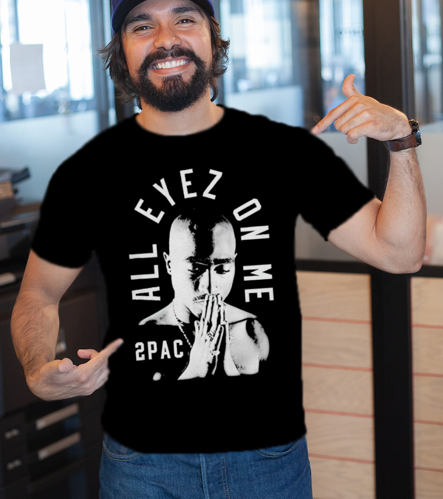 All Eyez On Me 2Pac Iconic Album Cover T-Shirt