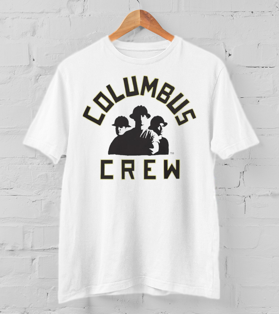 Columbus Crew Hardest Working Team Soccer Supporters Iconic T-Shirt