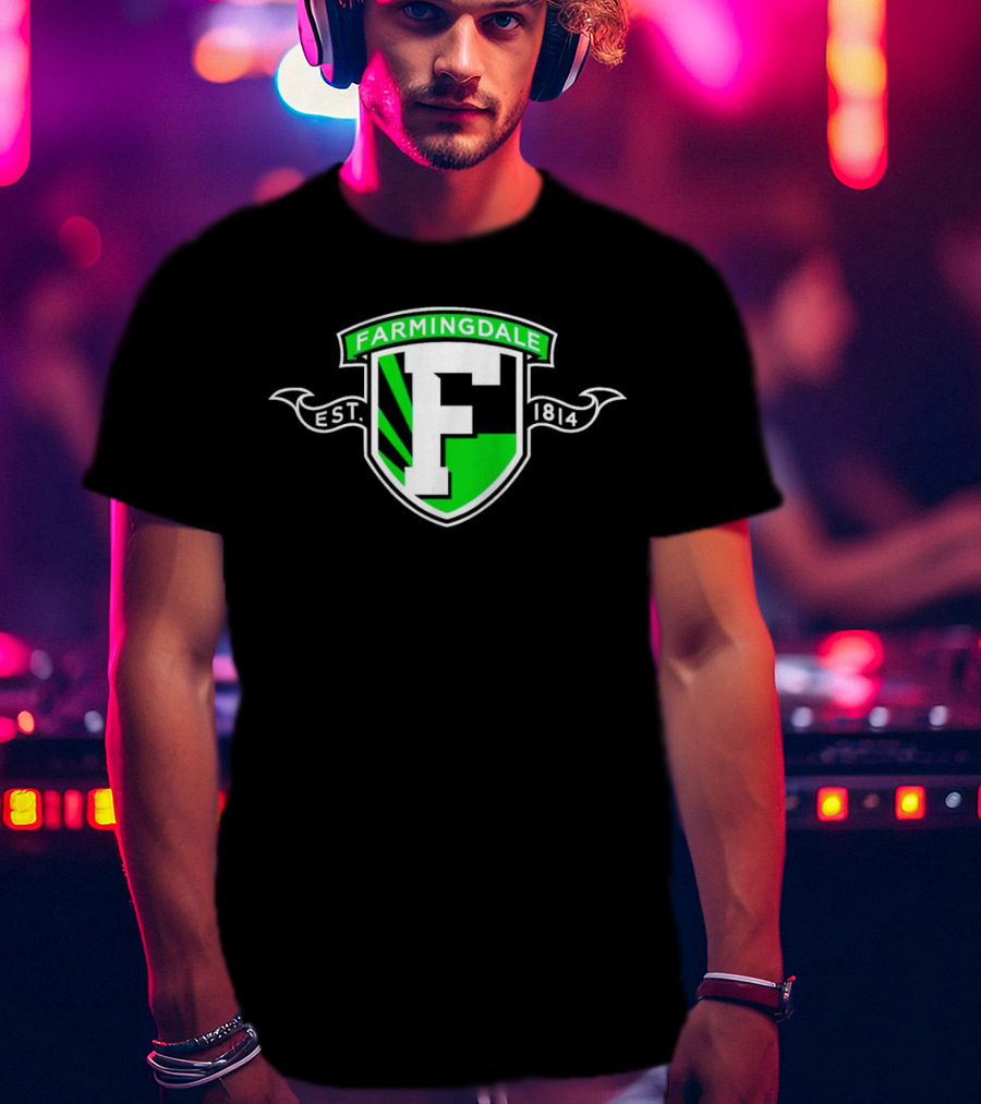Farmingdale F Crest Est 1814 T-Shirt
