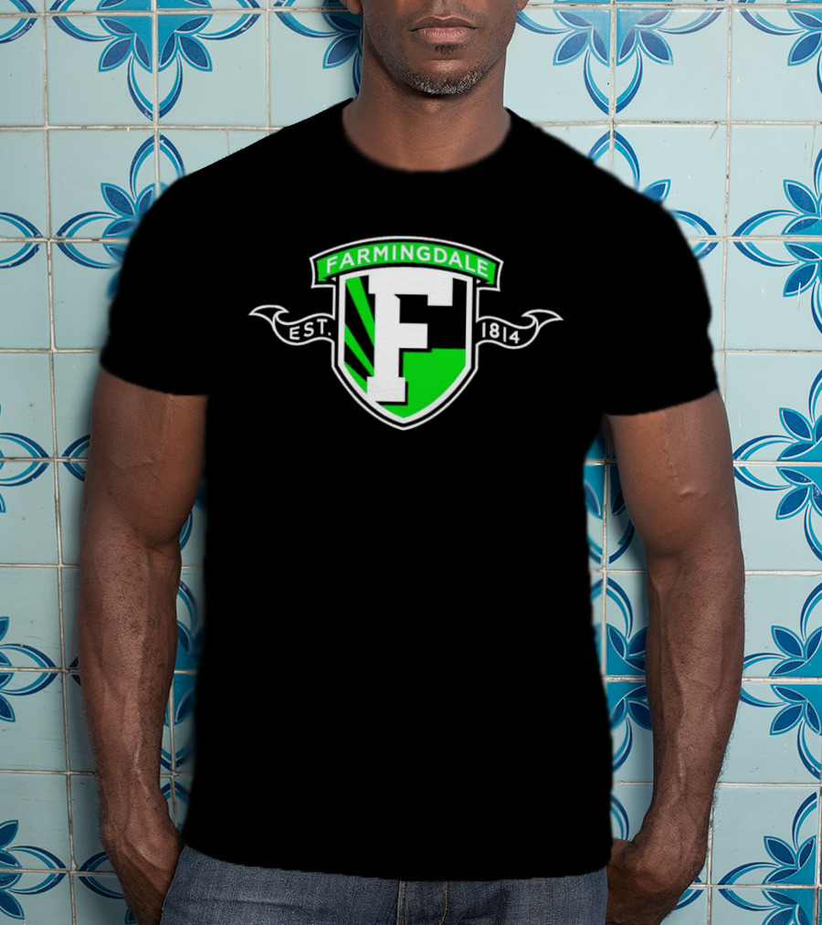 Farmingdale F Crest Est 1814 T-Shirt
