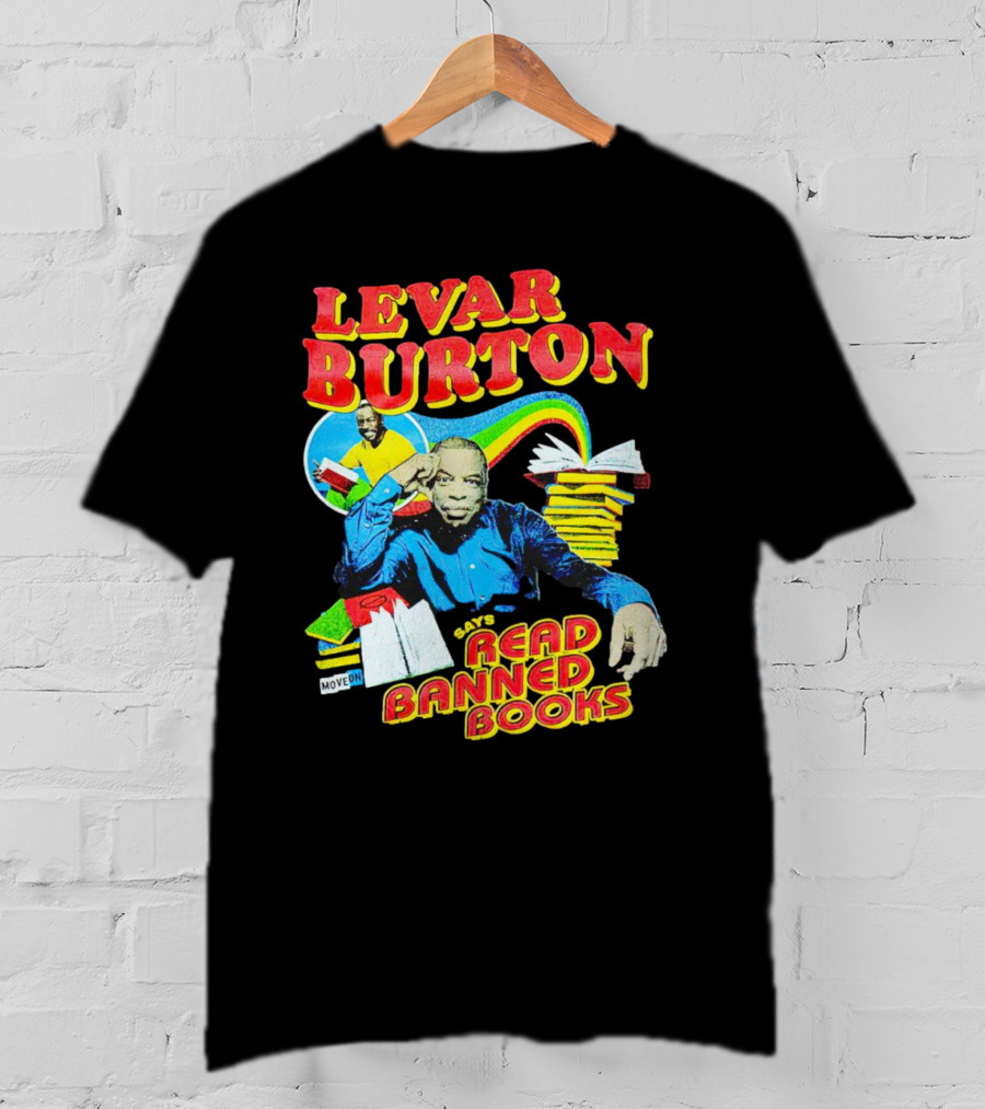 LeVar Burton Promotes Reading Banned Books With Iconic Advocacy T-Shirt