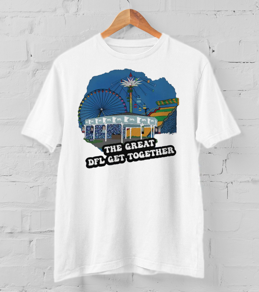 The Great DFL Get Together Ferris Wheel Carnival Scene T-Shirt