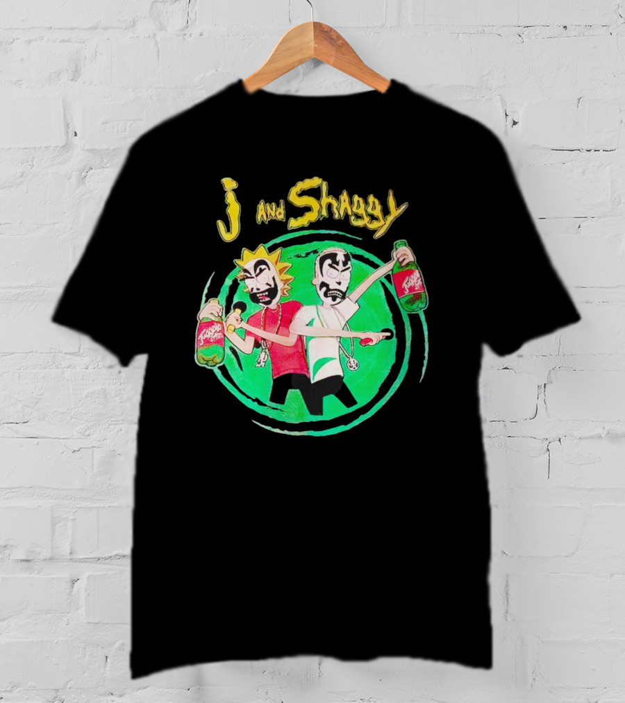 J And Shaggy Insane Clown Posse Rick And Morty Crossover Image T-Shirt