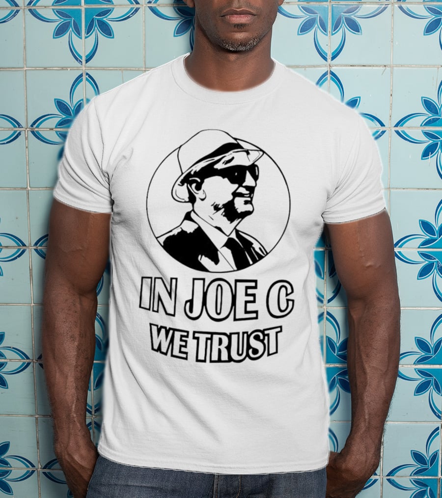 Joe Castiglione Jr In Joe C We Trust Circle Hat Sunglasses T-Shirt