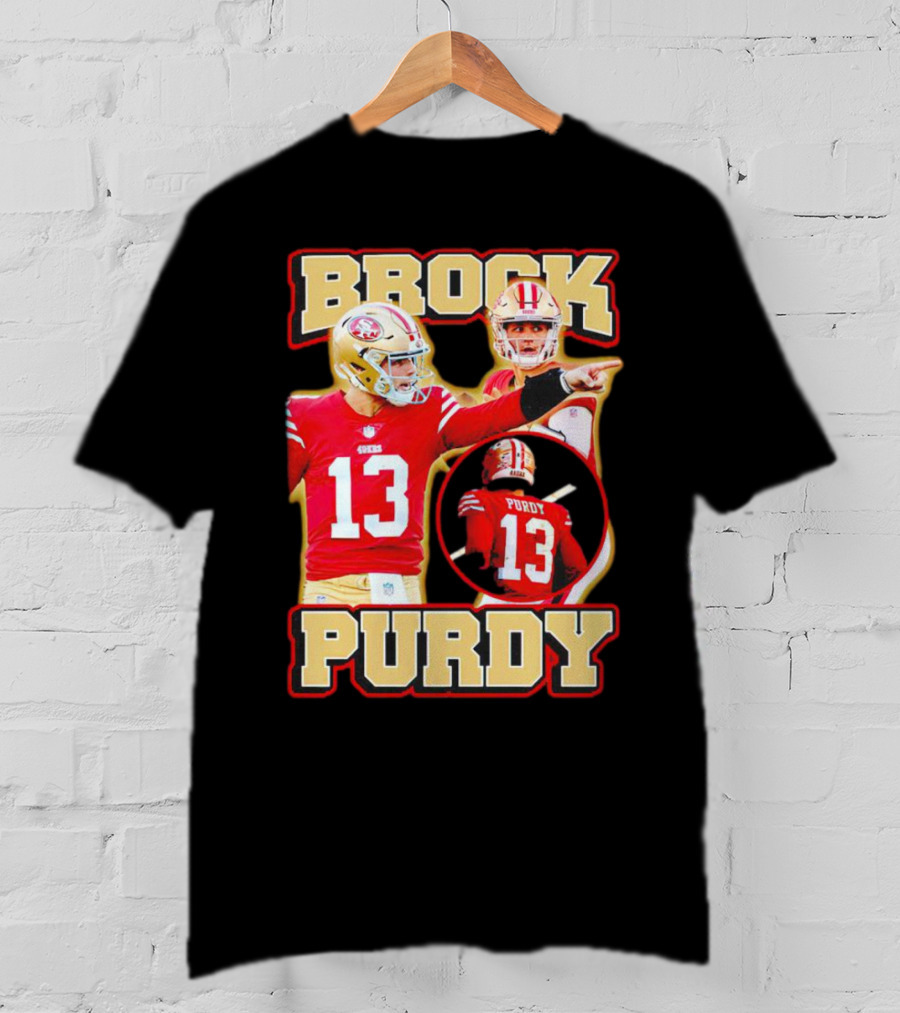 Brock Purdy San Francisco 49ers NFL Quarterback Football Number 13 T-Shirt