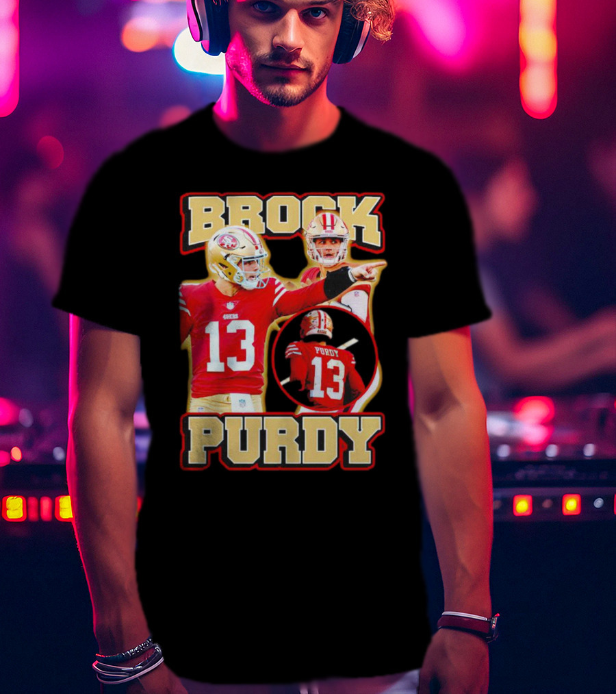 Brock Purdy San Francisco 49ers NFL Quarterback Football Number 13 T-Shirt