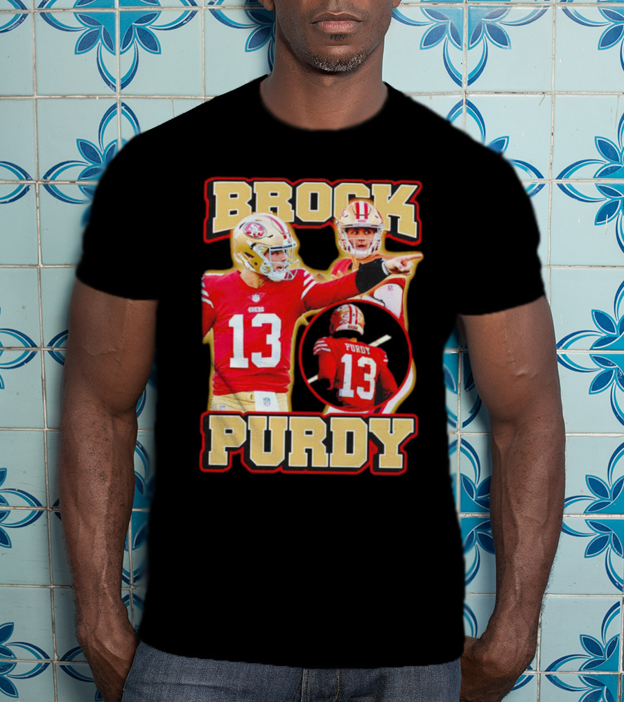 Brock Purdy San Francisco 49ers NFL Quarterback Football Number 13 T-Shirt
