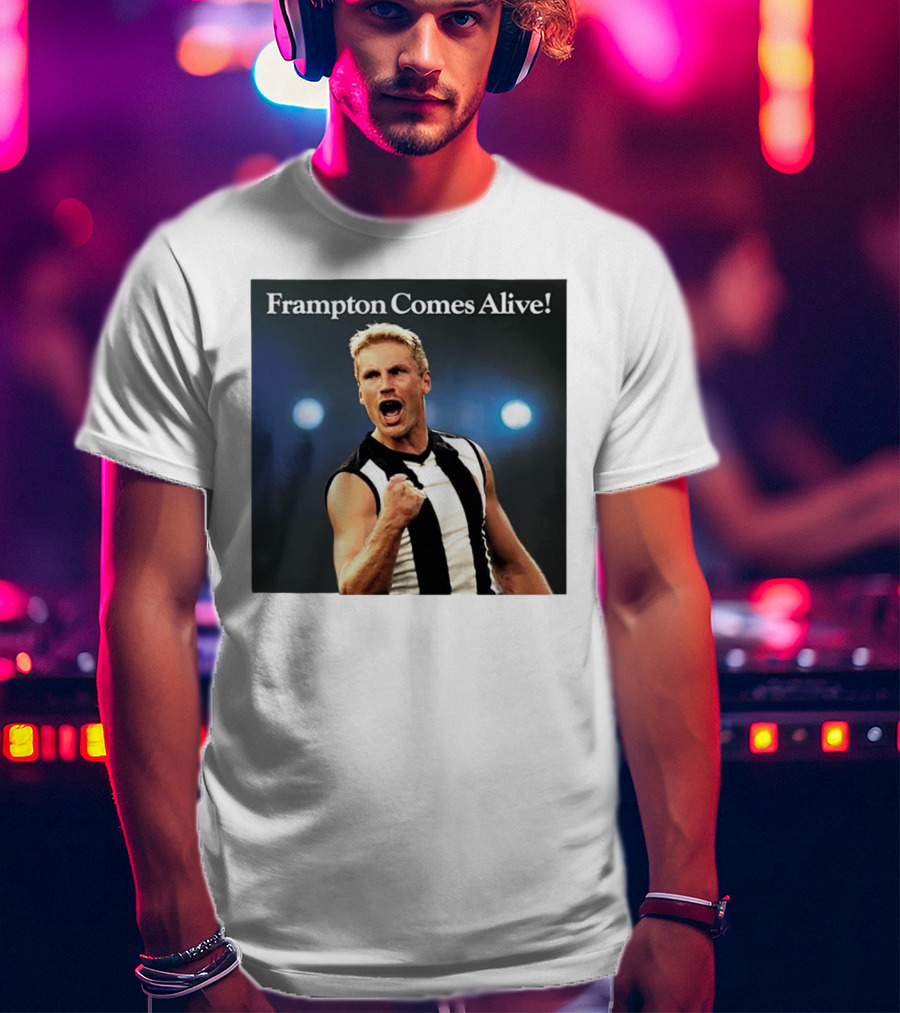 Frampton Comes Alive Collingwood Football Club Tribute Player T-Shirt