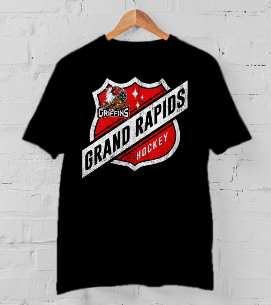 Grand Rapids Griffins Hockey Shield T-Shirt