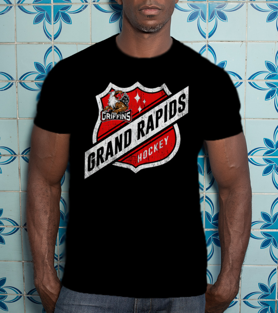 Grand Rapids Griffins Hockey Shield T-Shirt