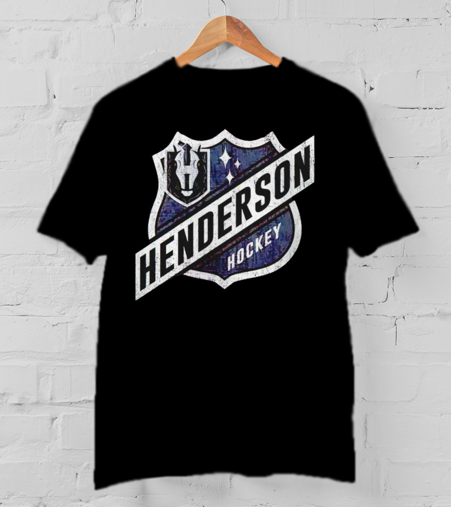 Henderson Hockey Knights Shield Badge T-Shirt
