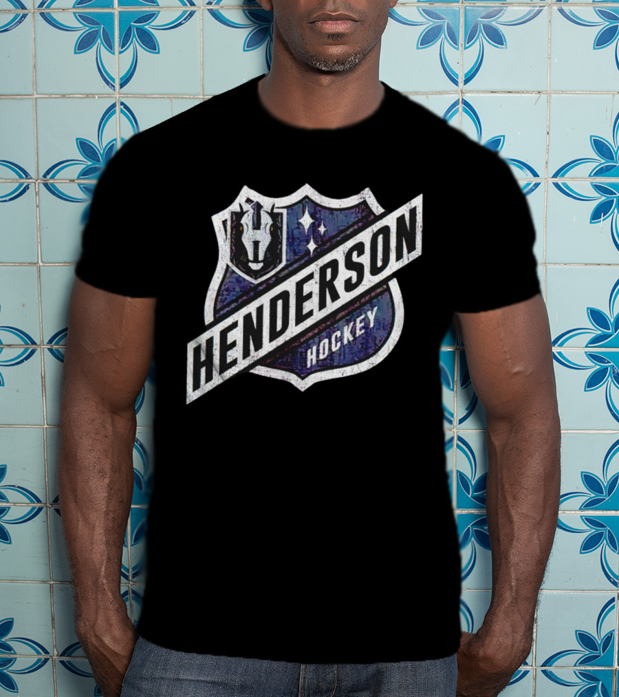 Henderson Hockey Knights Shield Badge T-Shirt