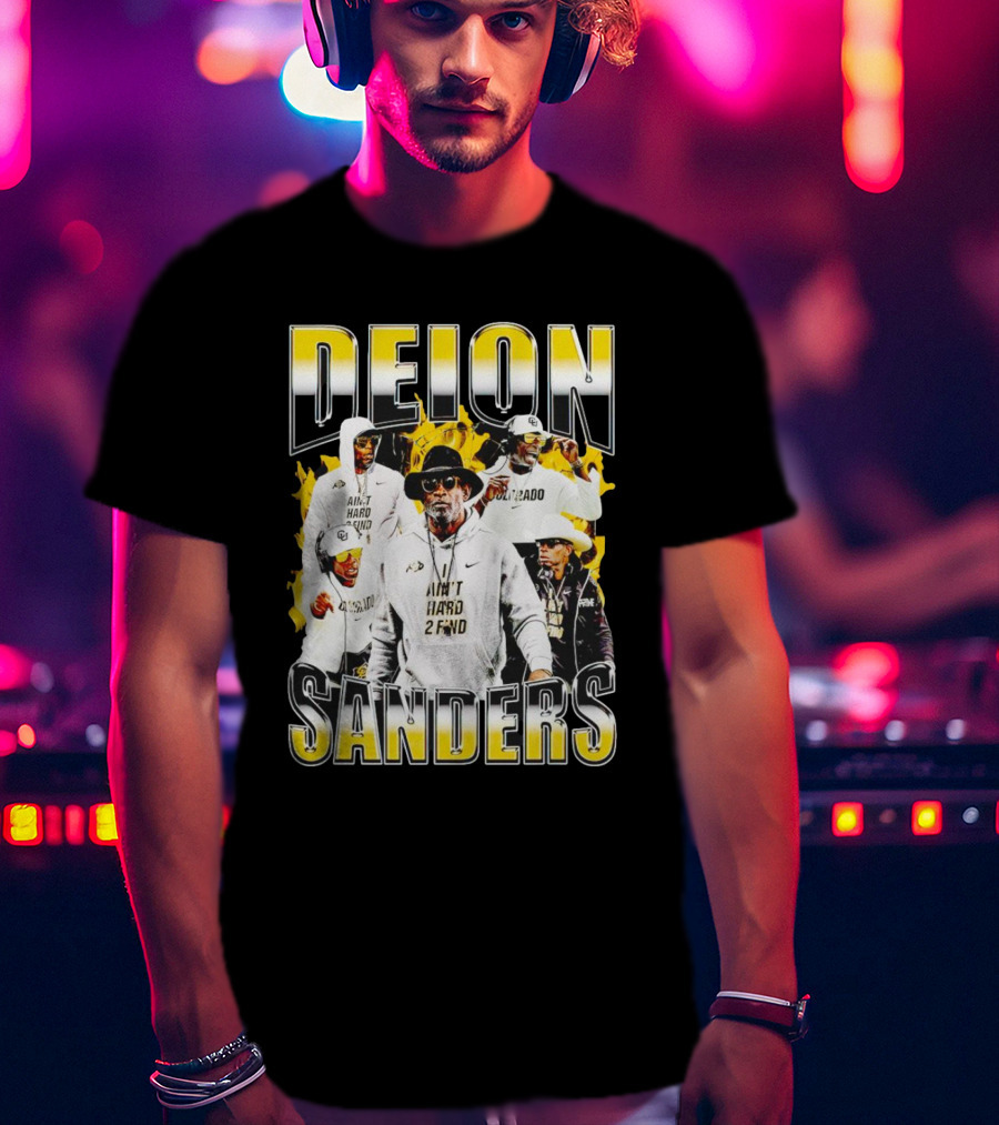 Deion Sanders Coach Prime Colorado Buffaloes Football Aint Hard 2 Find T-Shirt
