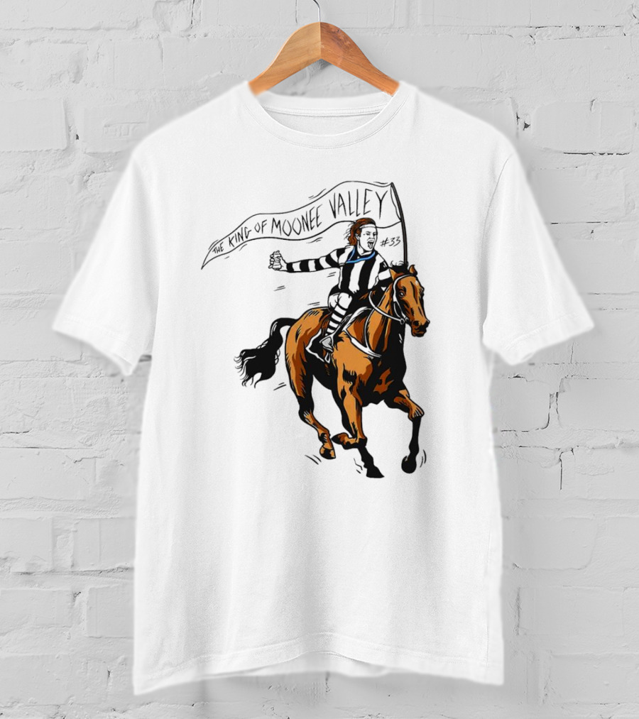 King Of Moonee Valley Jack Ginnivan Collingwood Football #35 T-Shirt