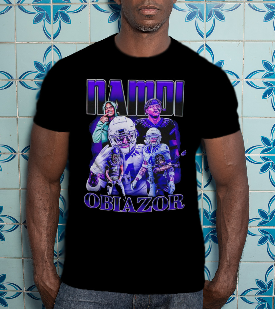 Namdi Obiazor TCU Horned Frogs Football Vintage Collection T-Shirt
