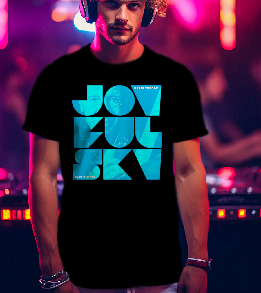 Robin Trower Joyful Sky Album Cover Art By Hari Schneider T-Shirt