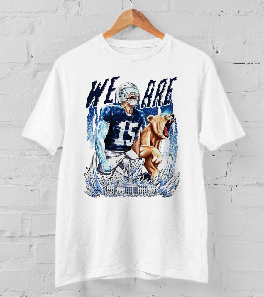 We Are 15 Drew Allar Penn State Nittany Lions Vintage Cartoon T-Shirt