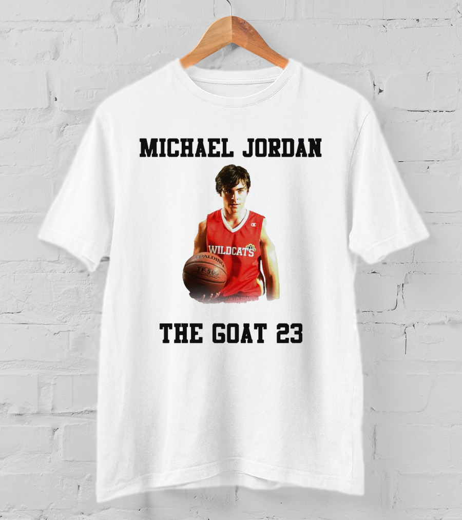 Michael Jordan Wildcats Troy Bolton The Goat 23 T-Shirt