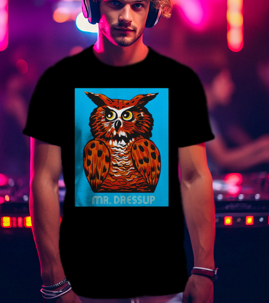 Craig Baird Mr Dressup Owl Retro T-Shirt