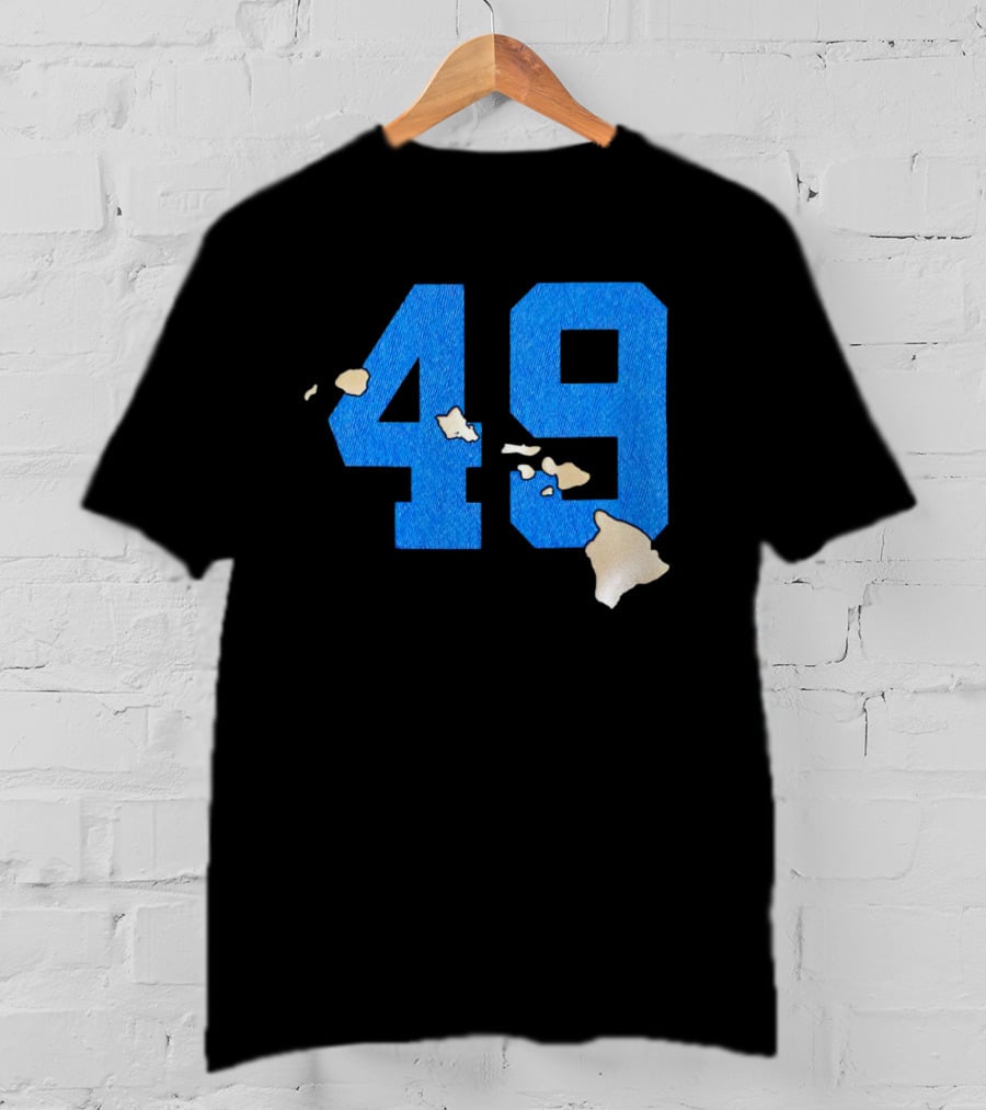 Frankie Luvu 49 Carolina Panthers Hawaii Islands T-Shirt